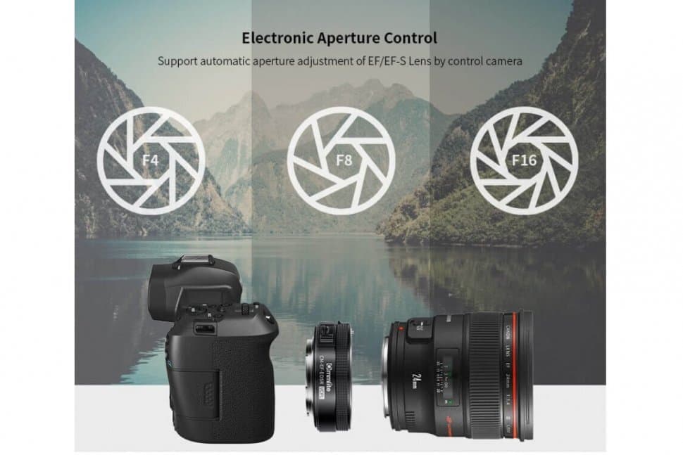 Commlite CM-EF-EOSR VCPL (Переходное кольцо для Canon EF/EF-S объективов на байонет EOSR RF-Mount Full-frame камеры.)