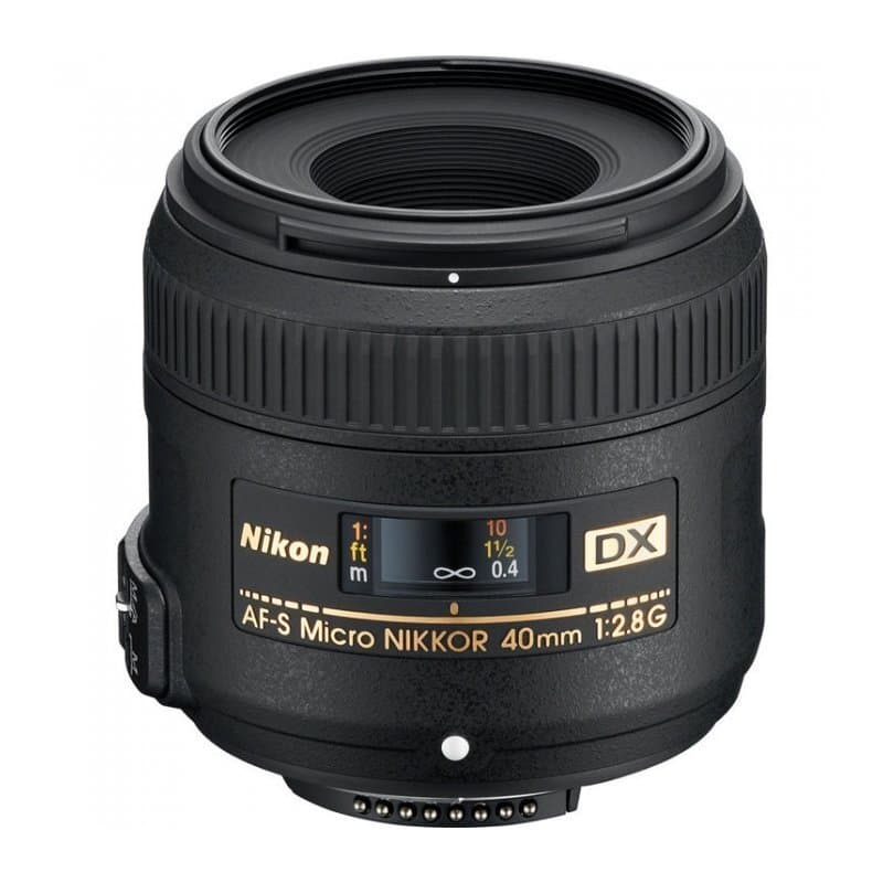 Объектив Nikon AF-S DX Micro NIKKOR 40mm f/2.8G, чёрный