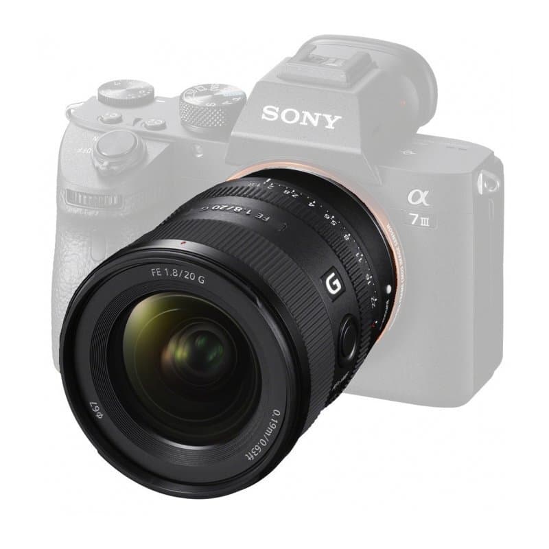 Объектив Sony FE 20mm f/1.8 G, чёрный