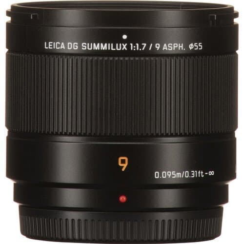 Объектив Panasonic Leica DG Summilux 9mm f/1.7 ASPH, чёрный