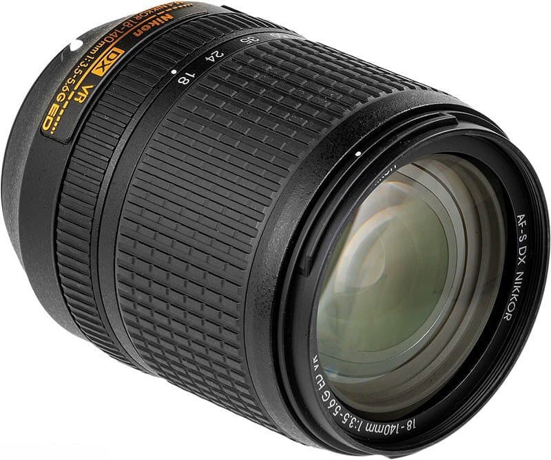 Объектив Nikon AF-S DX NIKKOR 18-140mm f/3.5-5.6G ED VR, чёрный
