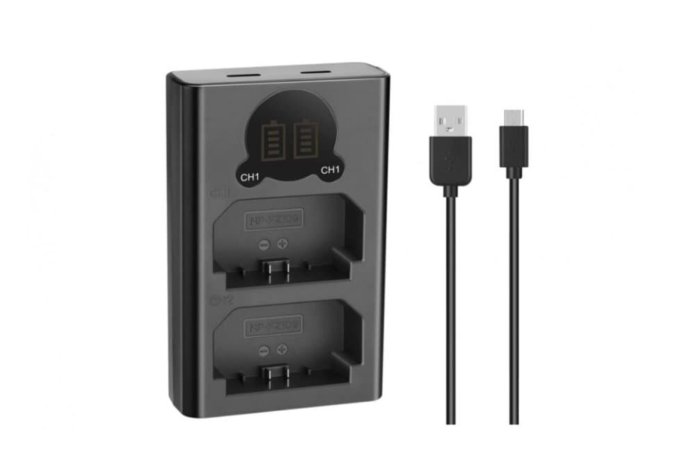 Двойное зарядное USB устройство Dual Charger DL-FZ100 для Sony NP-FZ100