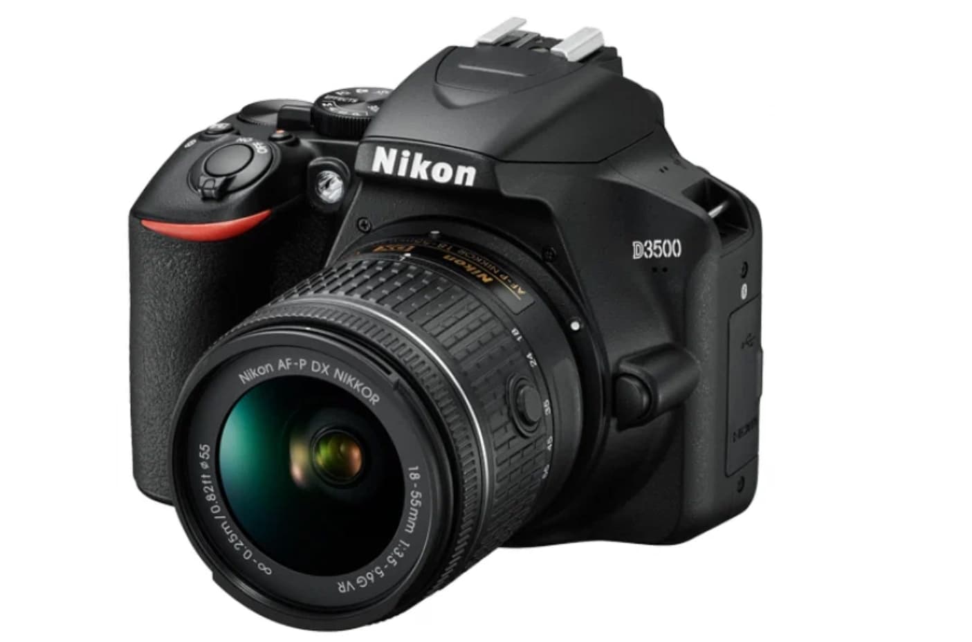 Фотоаппарат Nikon D3500 Kit AF-P 18-55mm f/3.5-5.6 VR, черный