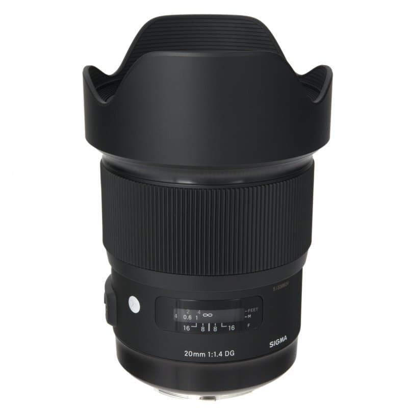 Объектив Sigma 20mm f/1.4 DG HSM Art Lens for Nikon F, чёрный