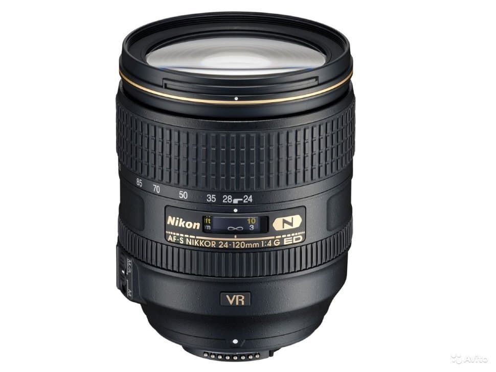 Объектив Nikon AF-S NIKKOR 24-120mm f/4G ED VR, чёрный