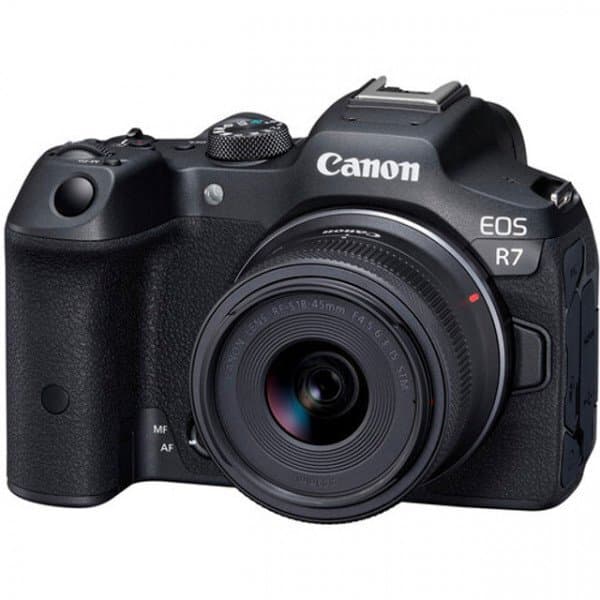 Фотоаппарат Canon EOS R7 Kit RF-S 18-45mm F4.5-6.3 IS STM, чёрный