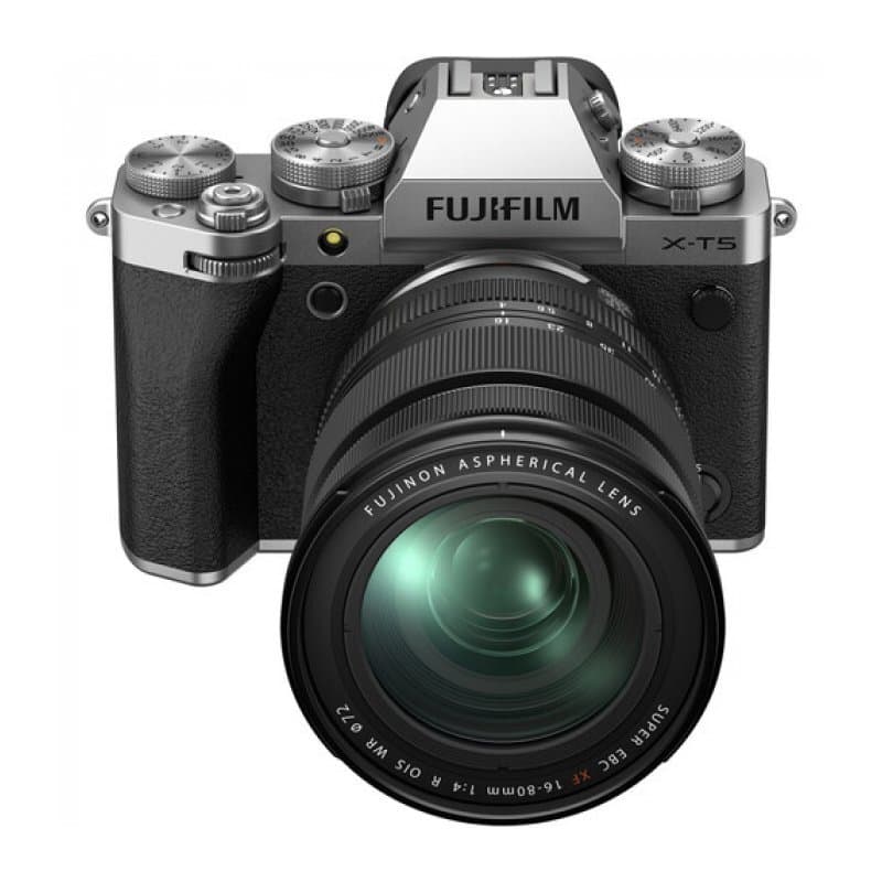 Фотоаппарат Fujifilm X-T5 Kit XF 16-80mm F4 R OIS WR Silver (Меню на русском языке)