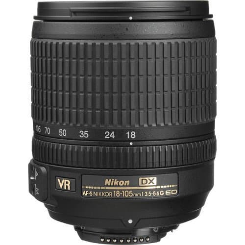 Объектив Nikon AF-S DX NIKKOR 18-105mm f/3.5-5.6G ED VR, чёрный