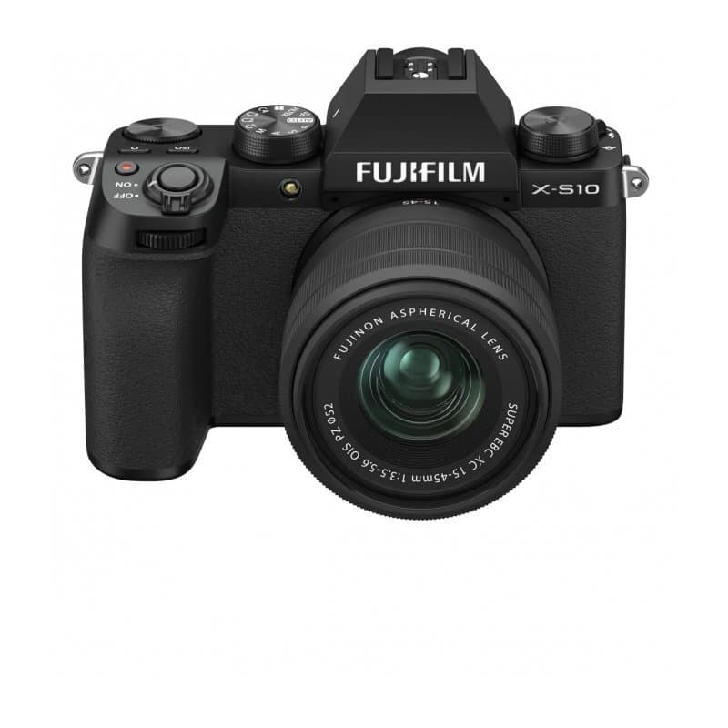 Фотоаппарат Fujifilm X-S10 Kit 15-45mm f/3.5-5.6 OIS PZ Black (Меню на русском языке)