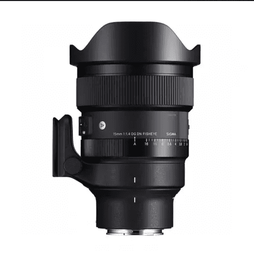 Объектив, Sigma AF 15mm f/1.4 Fisheye DG DN Art Sony E, чёрный