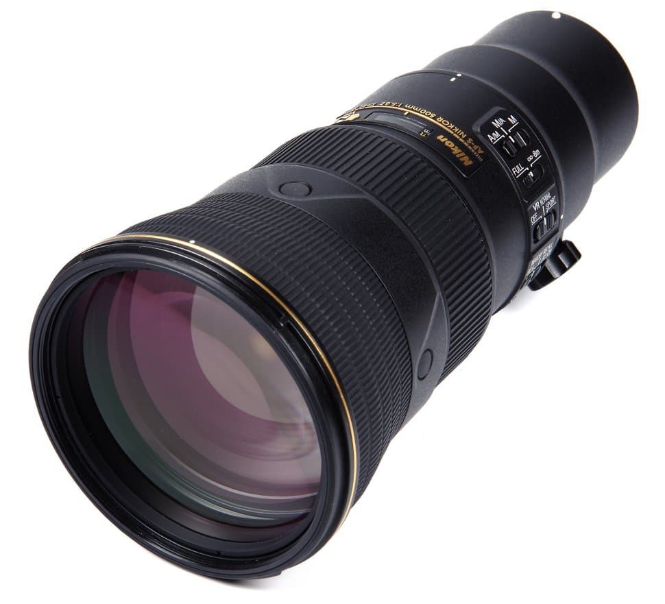 Объектив Nikon AF-S NIKKOR 500mm f/5.6E PF ED VR, чёрный