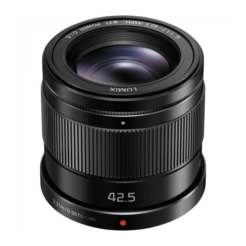 Объектив Panasonic 42.5mm f/1.7 G Aspherical Power O.I.S., чёрный