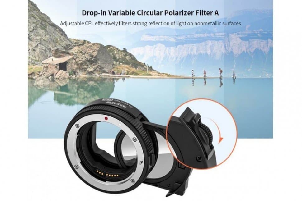 Commlite CM-EF-EOSR VCPL (Переходное кольцо для Canon EF/EF-S объективов на байонет EOSR RF-Mount Full-frame камеры.)