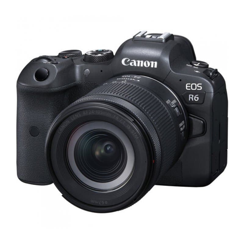 Фотоаппарат Canon EOS R6 Kit RF 24-105mm F4L IS USM, чёрный (Меню на русском языке)