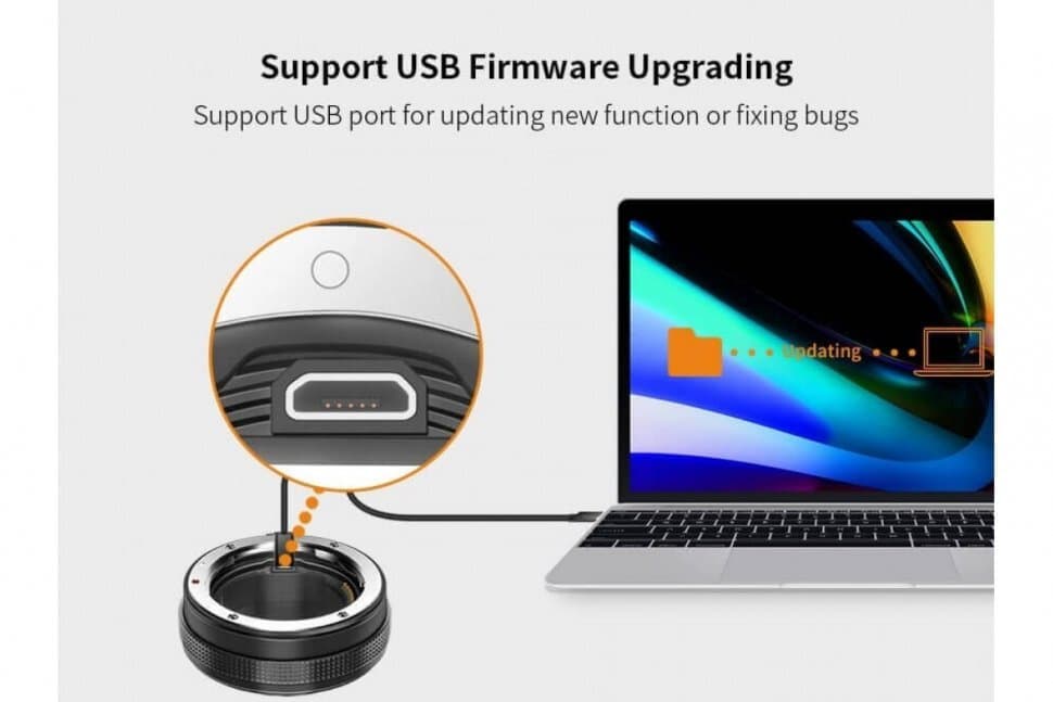 Commlite CM-EF-EOSR ARC (Переходное кольцо для объектива EF EF-S на камеру Canon R RF)