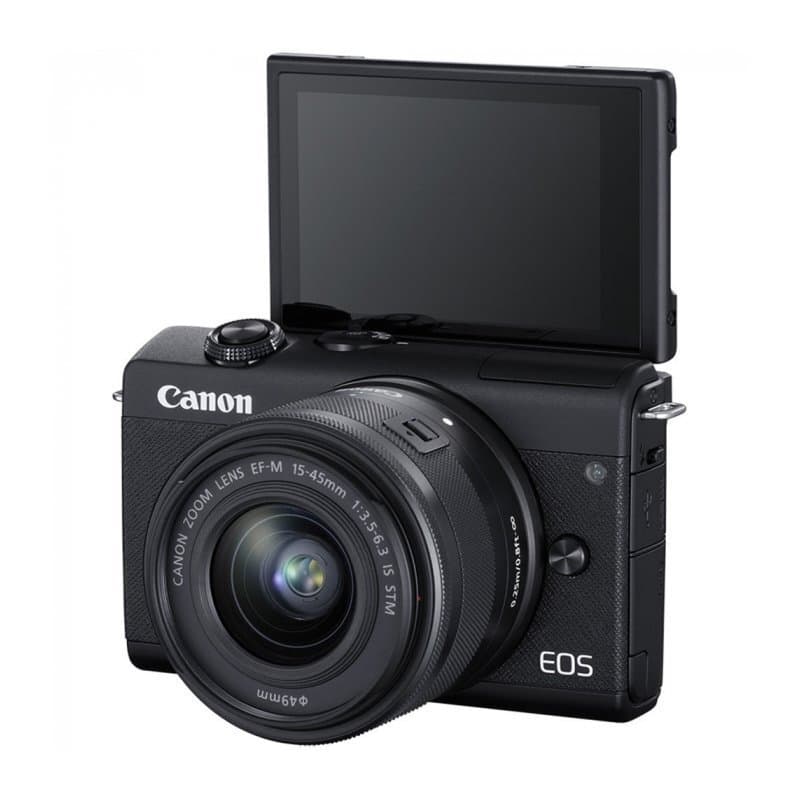 Фотоаппарат Canon EOS M200 Kit EF-M 15-45mm f/3.5-6.3 IS STM, чёрный