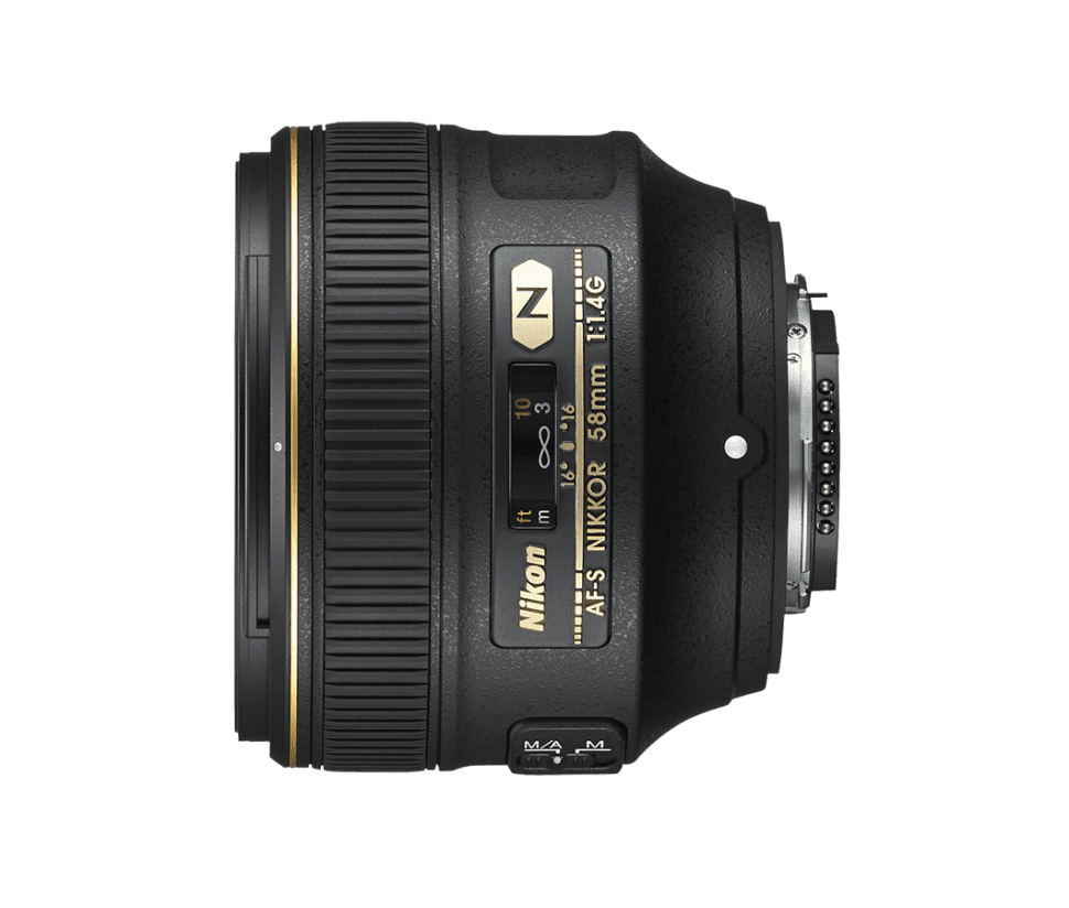 Объектив Nikon AF-S NIKKOR 58mm f/1.4G, чёрный