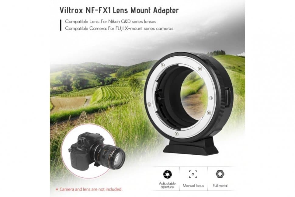 VILTROX NF-FX1 (Переходное кольцо с Nikon F на Fujifilm X)