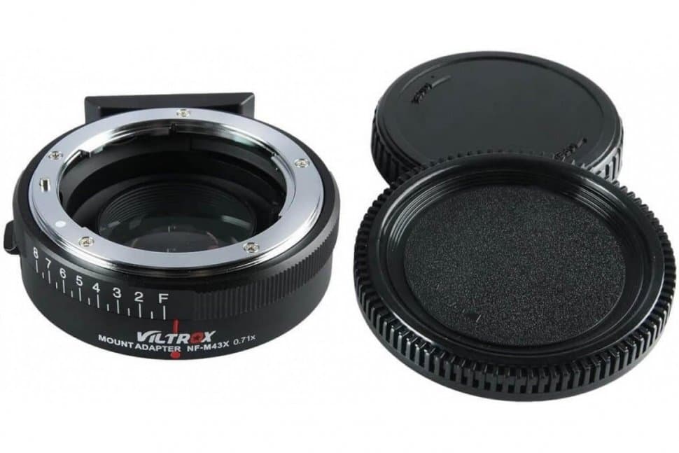 VILTROX NF-M43X 071x (Переходное кольцо с Nikon G/D/F на M4/3 беззеркальная камера)