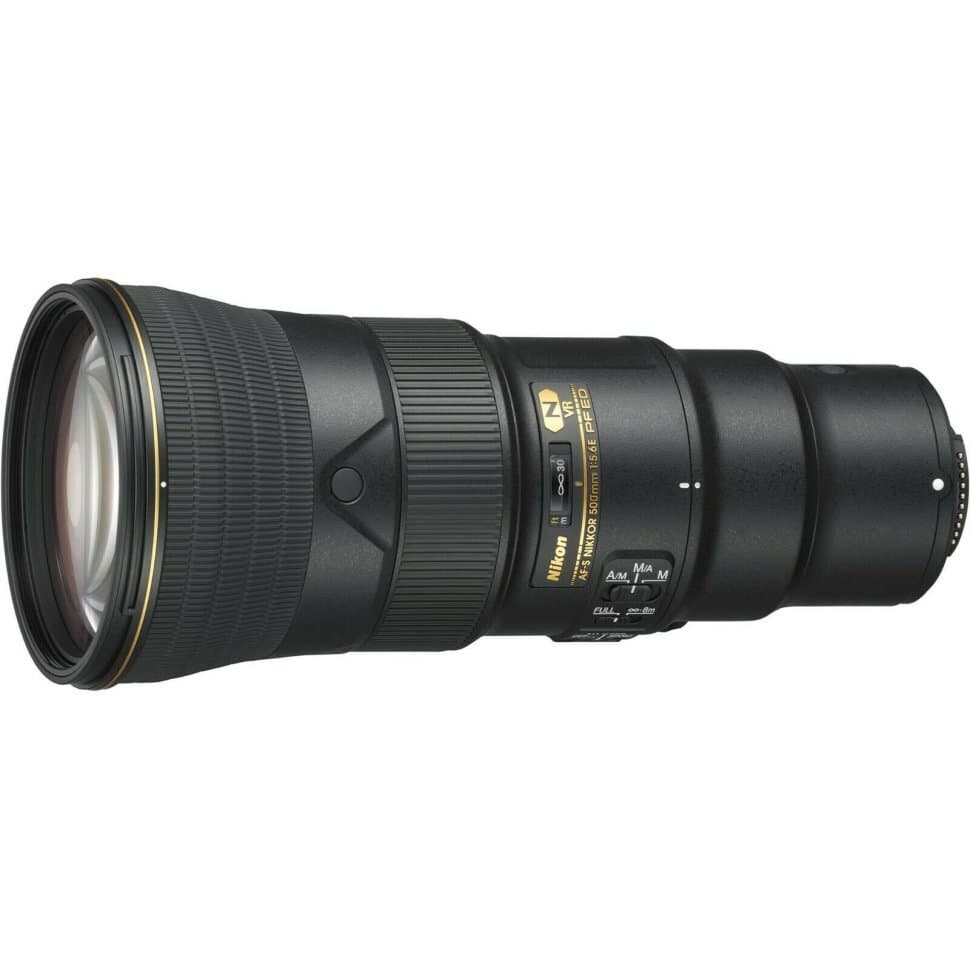 Объектив Nikon AF-S NIKKOR 500mm f/5.6E PF ED VR, чёрный