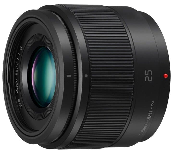 Panasonic 25mm f/1.7 G Aspherical H-H025 Black