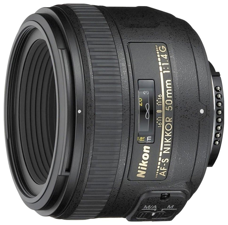 Объектив Nikon AF-S NIKKOR 50mm f/1.4G, чёрный