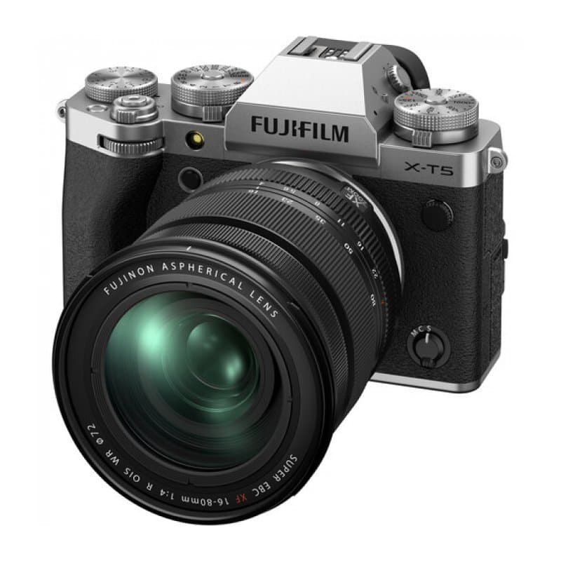 Фотоаппарат Fujifilm X-T5 Kit XF 16-80mm F4 R OIS WR Silver (Меню на русском языке)