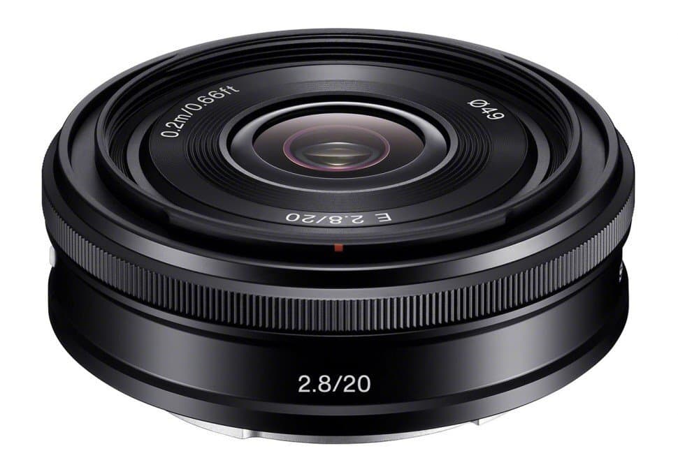 Объектив Sony E 20mm f/2.8, чёрный