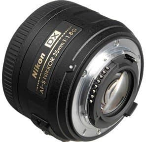 Объектив Nikon AF-S DX NIKKOR 35mm f/1.8G, чёрный