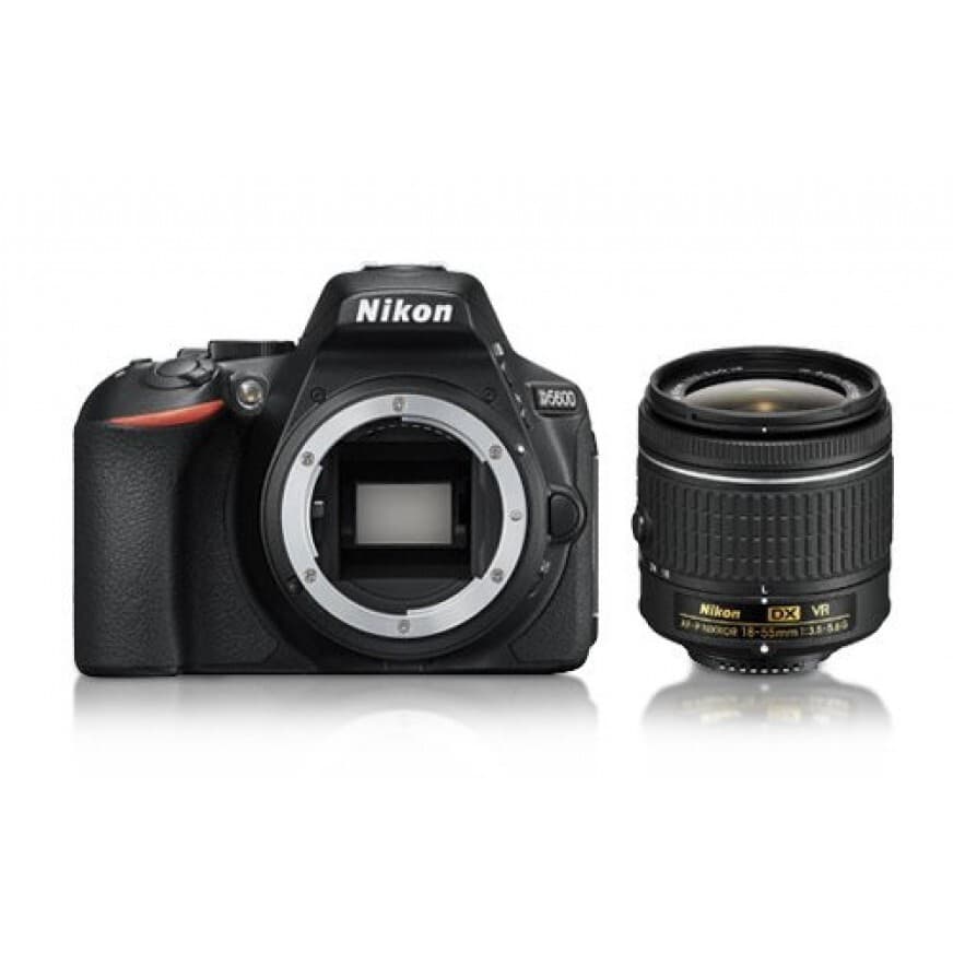 Фотоаппарат Nikon D5600 Kit AF-P 18-55mm f/3.5-5.6 VR, черный