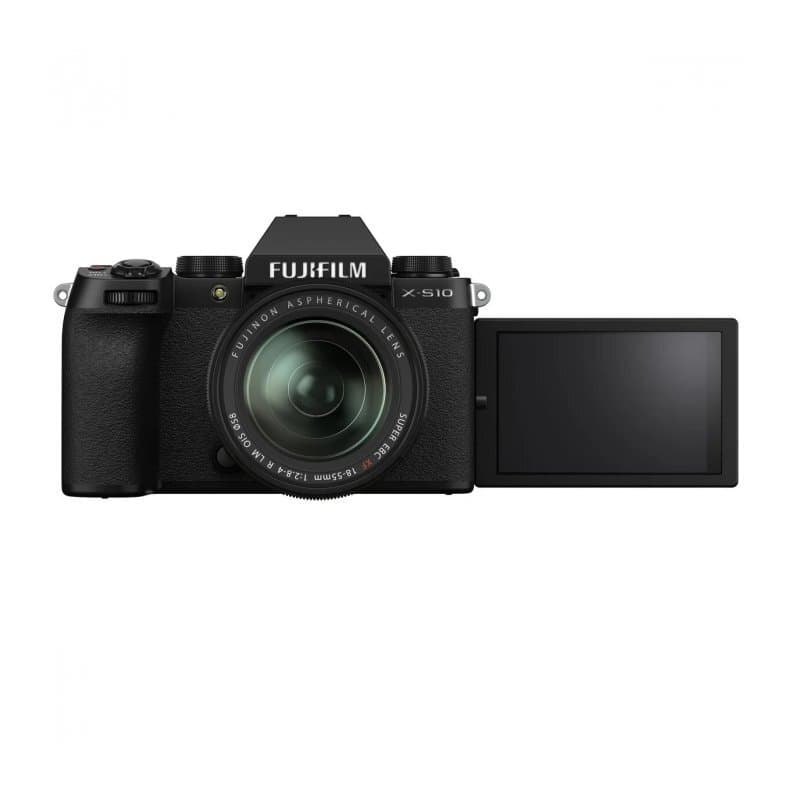 Фотоаппарат Fujifilm X-S10 Kit 15-45mm f/3.5-5.6 OIS PZ Black (Меню на русском языке)