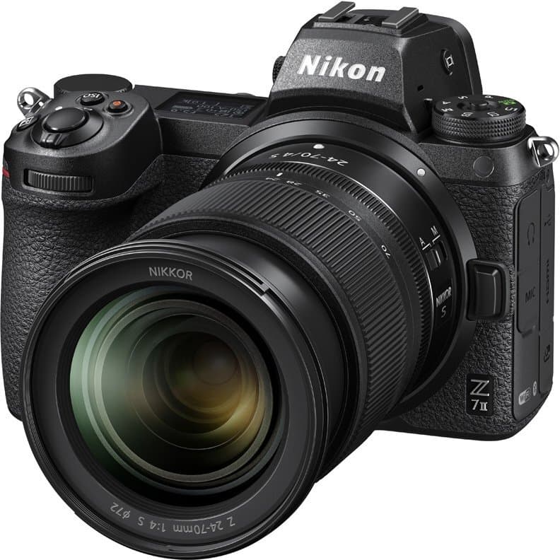Фотоаппарат Nikon Z7 II Kit Nikkor Z 24-70mm f/4 S, чёрный
