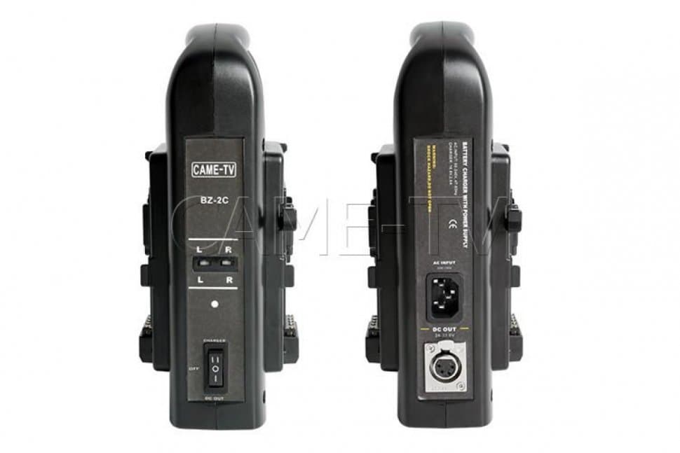 CAME-TV BZ-2C Dual V-Mount Battery Charger and Power Supply High DC Out (Зарядное устройство)