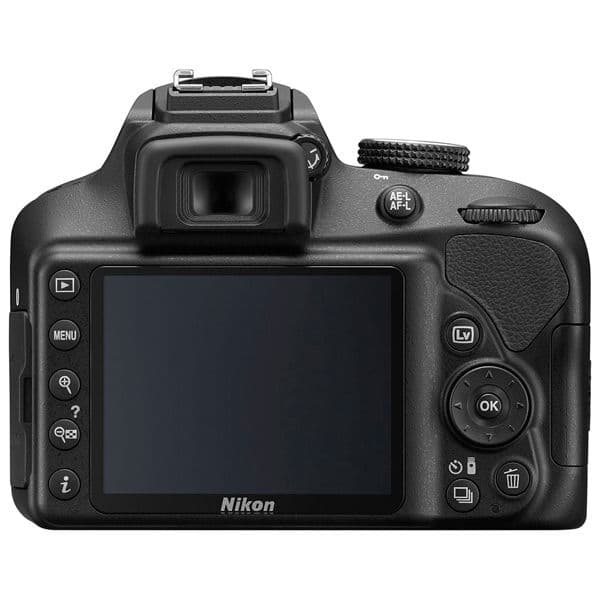Фотоаппарат Nikon D3400 Kit 18-55mm f/3.5-5.6 VR AF-P, черный