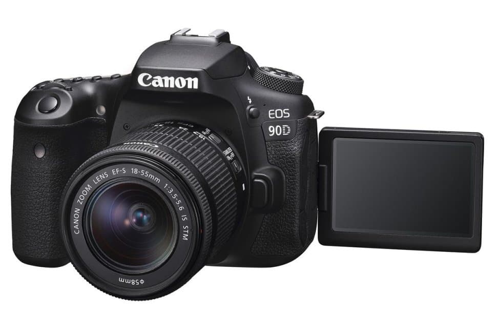 Фотоаппарат Canon EOS 90D Kit 18-55mm f/3.5-5.6 IS STM, чёрный