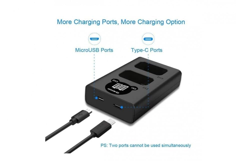 Двойное зарядное USB устройство Dual Charger DL-FZ100 для Sony NP-FZ100