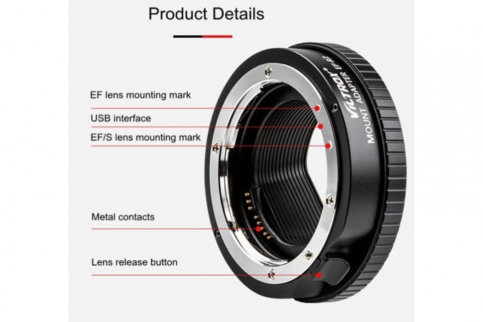 VILTROX EF-R2 (Переходное кольцо для canon EF(EF-S) to EOS R/EOS RP mount camera)