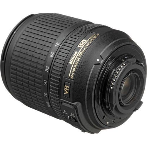 Объектив Nikon AF-S DX NIKKOR 18-105mm f/3.5-5.6G ED VR, чёрный