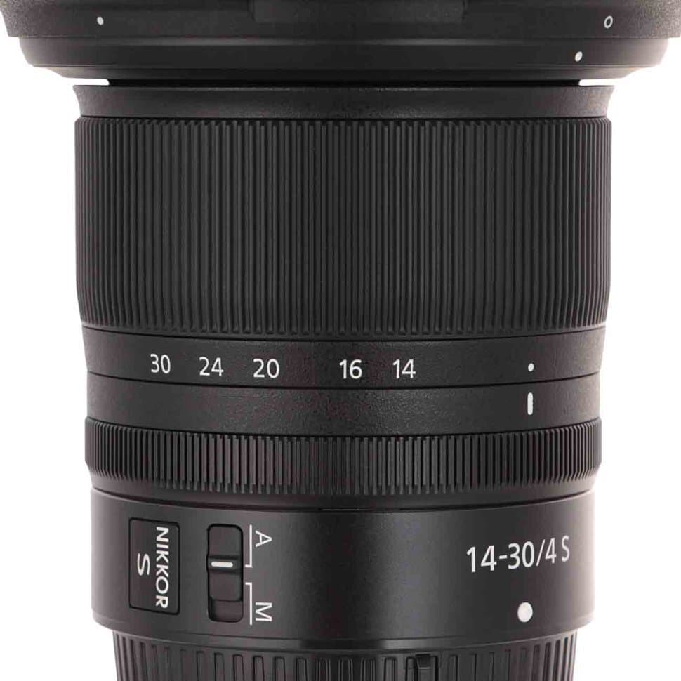 Объектив Nikon NIKKOR Z 14-30mm f/4 S, чёрный