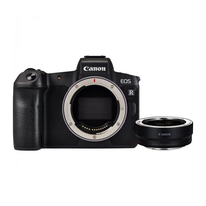 Фотоаппарат Canon EOS R Kit RF 24-105mm f/4-7.1 IS STM + EOS R adapter (Меню на русском языке)
