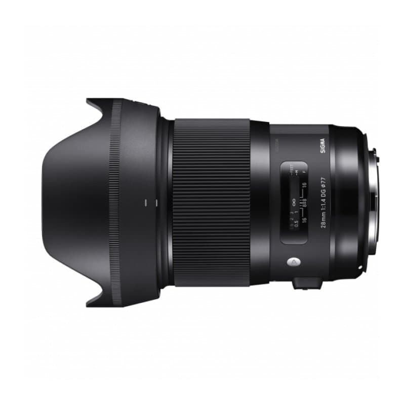 Объектив Sigma 28mm f/1.4 DG HSM Art for Nikon F, чёрный