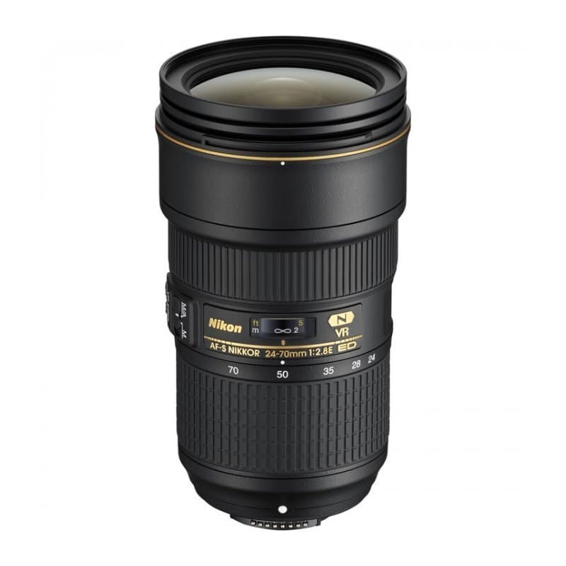 Объектив Nikon AF-S NIKKOR 24-70mm f/2.8E ED VR, чёрный