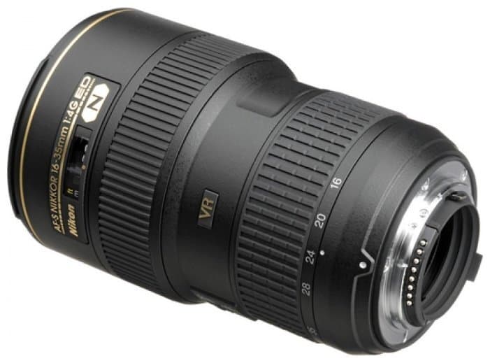 Объектив Nikon AF-S NIKKOR 16-35mm f/4G ED VR, чёрный