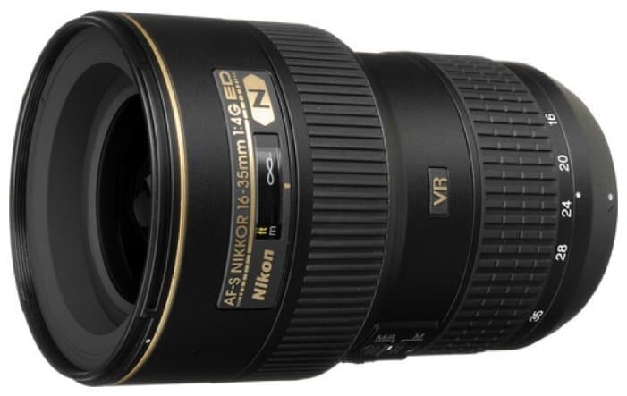 Объектив Nikon AF-S NIKKOR 16-35mm f/4G ED VR, чёрный