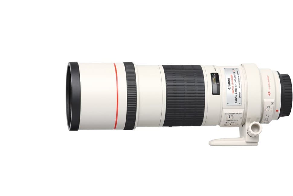 Объектив Объектив Canon EF 300mm f/4L IS USM, белый
