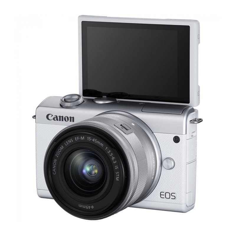 Фотоаппарат Canon EOS M200 Kit EF-M 15-45mm f/3.5-6.3 IS STM, белый