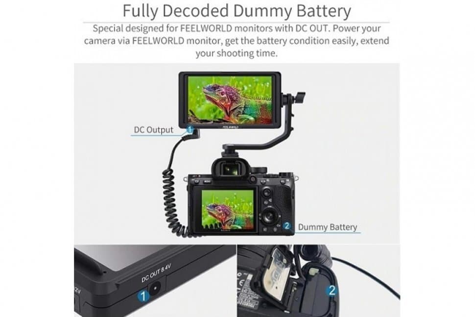 Внешний аккумулятор WG05-DRF FZ100 для Sony NP-FZ100 3800Mah