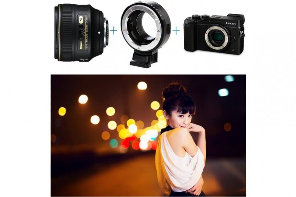 VILTROX NF-M43 (Переходное кольцо с Nikon AI/AF/Ai(G)/AI-D на m4/3 с регулировкой)