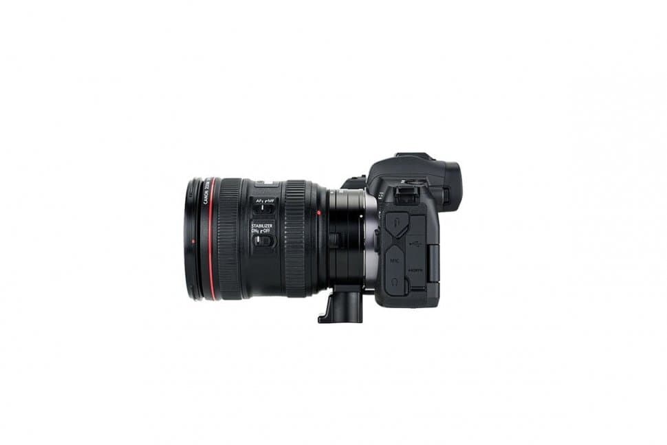 JJC CA-EF_RF (Переходное кольцо для Canon EF/EF-S объективы на байонет EOSR RF-Mount Full-frame камеры)
