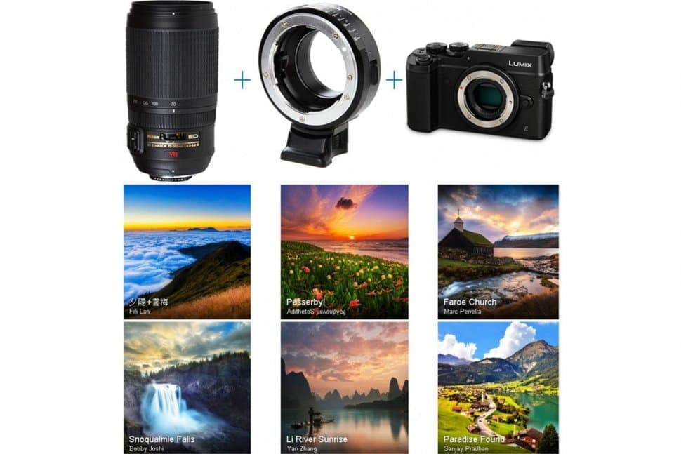 VILTROX NF-M43 (Переходное кольцо с Nikon AI/AF/Ai(G)/AI-D на m4/3 с регулировкой)